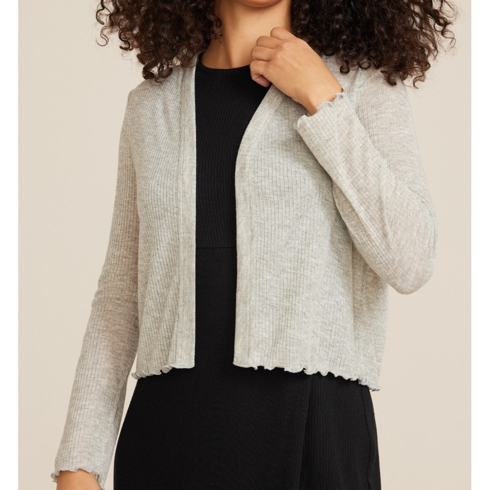 MAURICES PAPER WEIGHT OPEN FRONT CARDIGAN - XXL